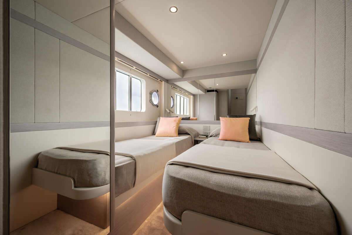 The guest twin cabin