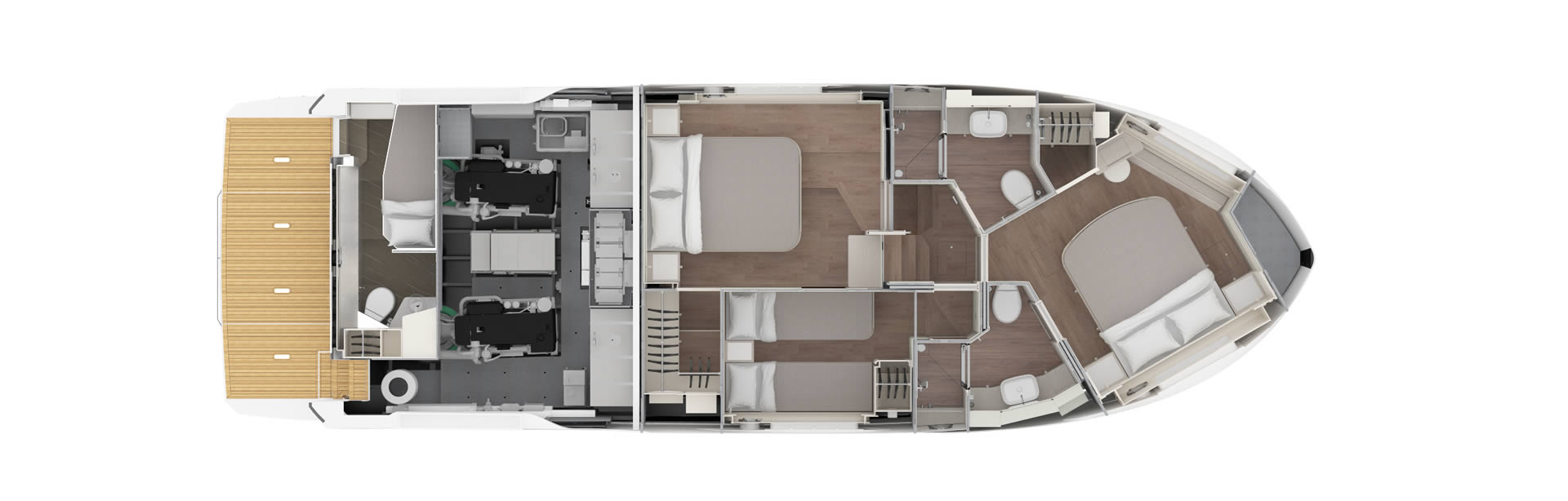 Navetta 50 lower deck layout