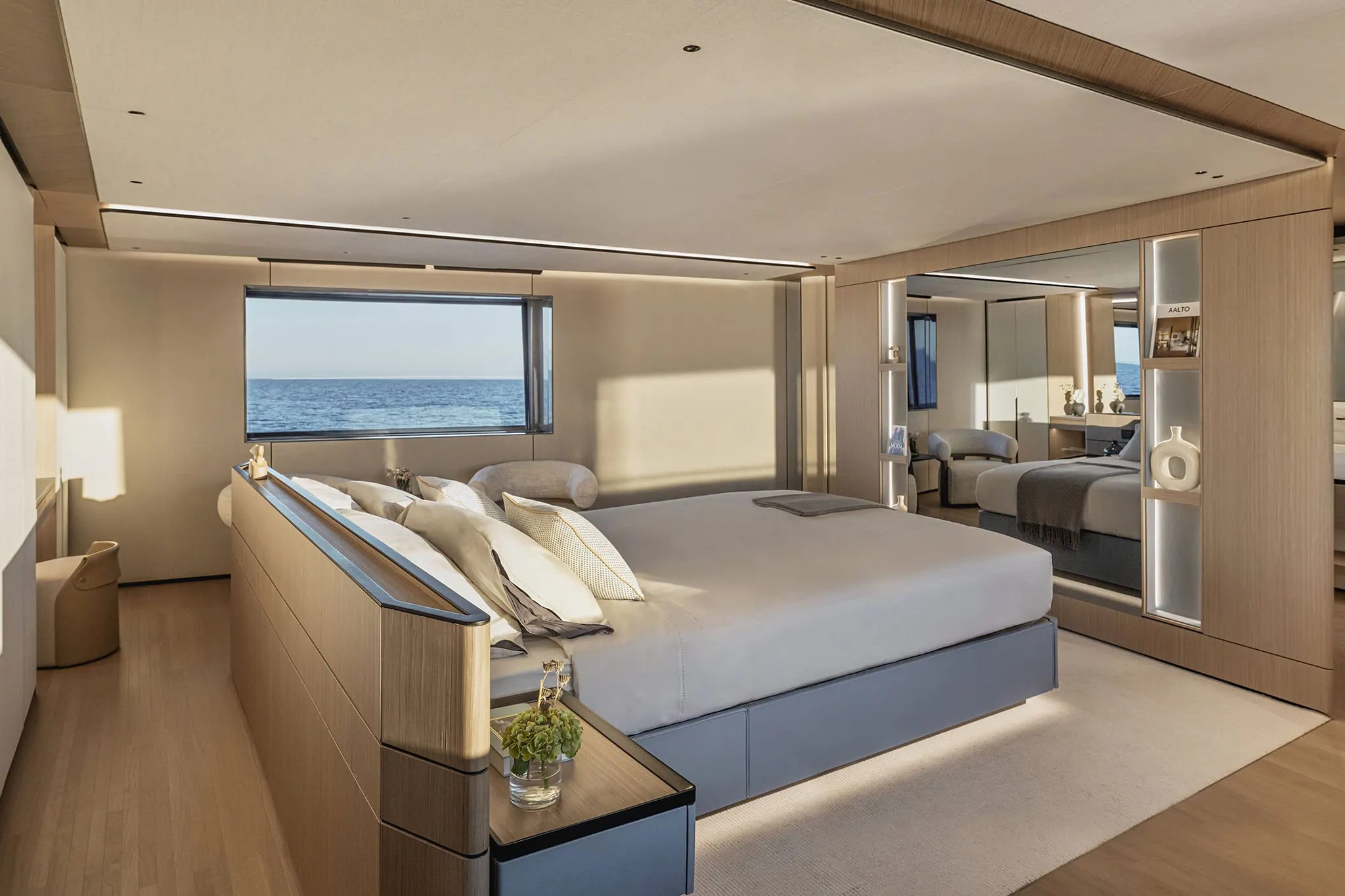 The main-deck owner's cabin, second view