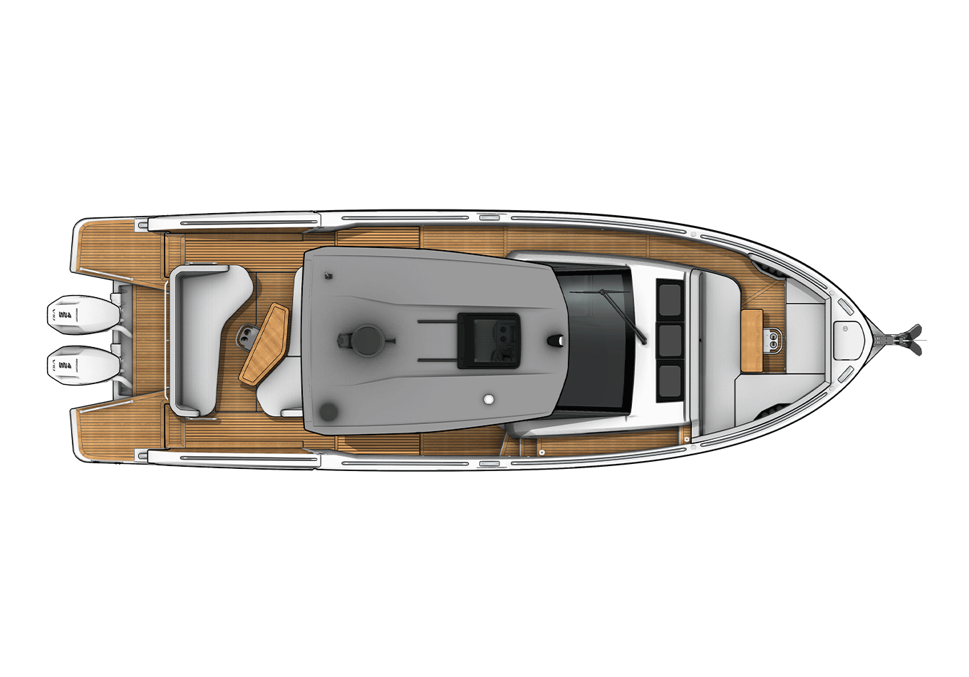 T-top layout drawing of the Gran Turismo 40 Open