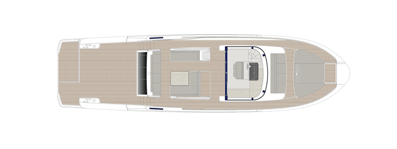 Main deck layout drawing of the BG64