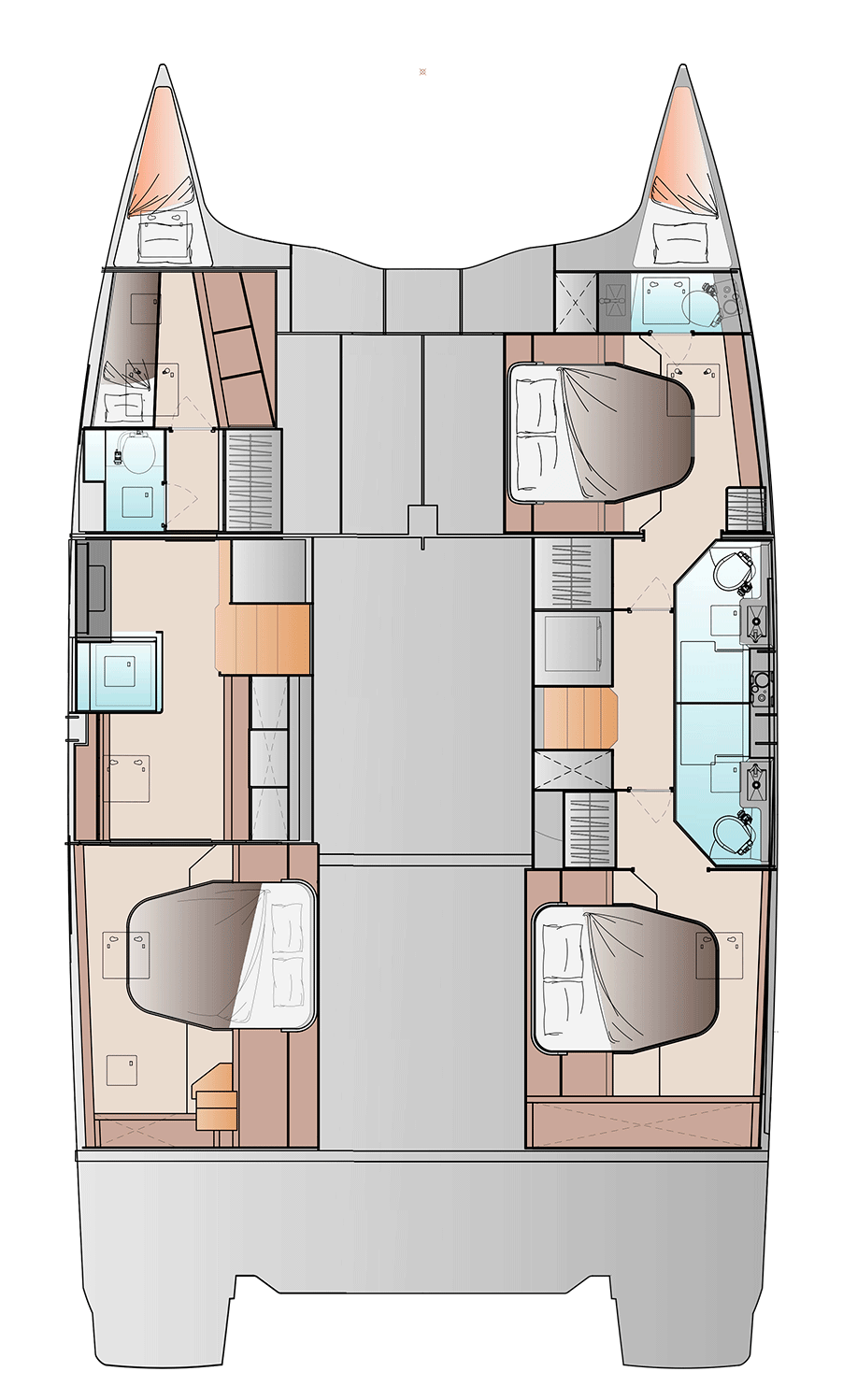 Accommodation plan of the Classic Maestro version