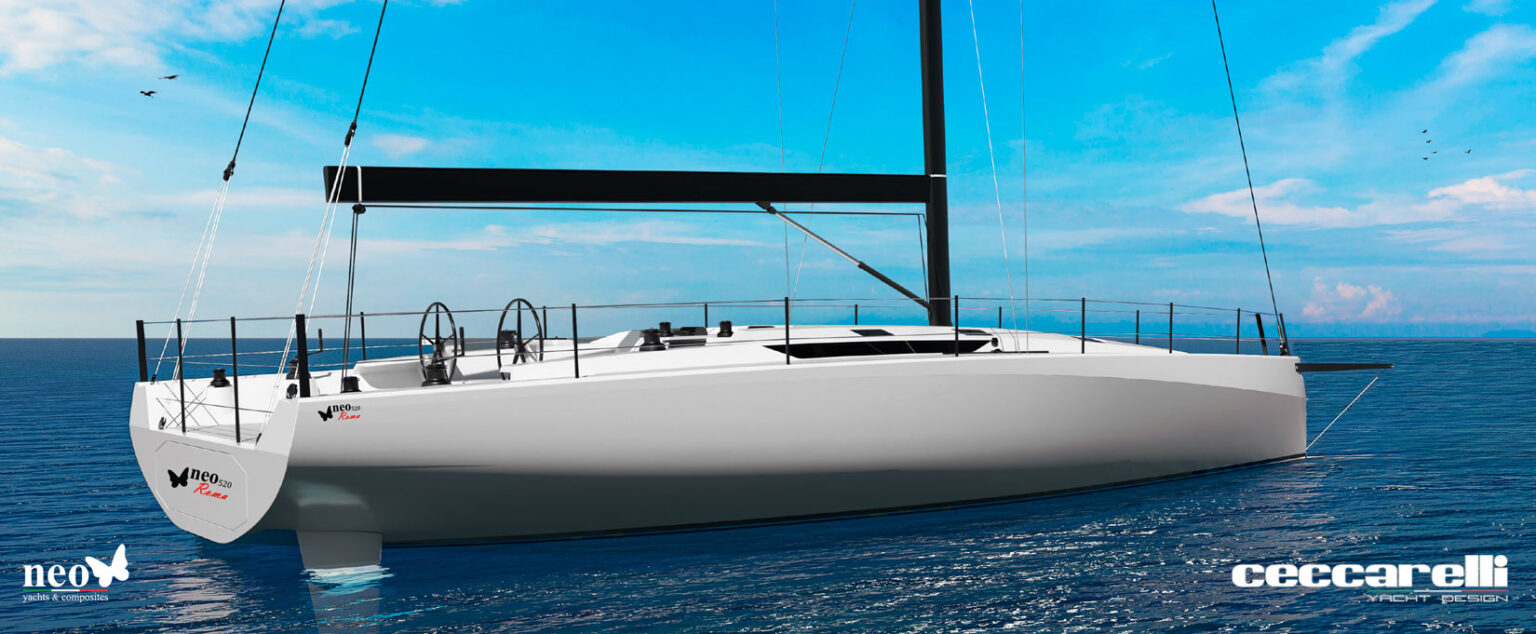Neo's render of the 520 Roma at rest, with the bowsprit extended