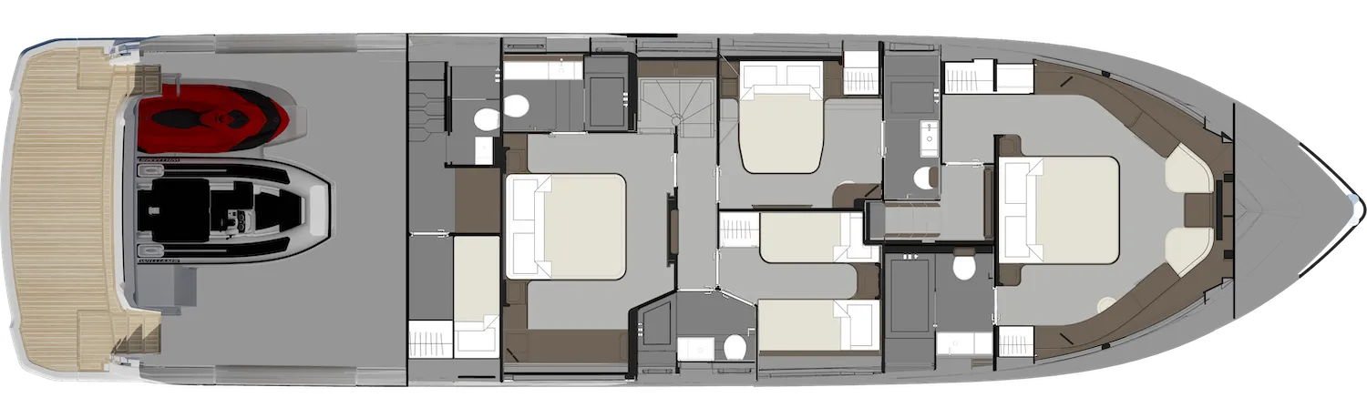 Pearl's lower deck general arrangement